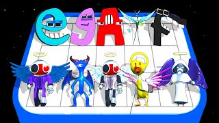 Merge Monster Rainbow Alphabet Level Up Defence Gameplay gaming [upl. by Bryn]