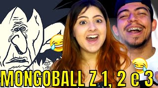 HILÁRIO 🤣 MONGOBALL Z 1 2 e 3 RABISCO  REACT EM CASAL [upl. by Kauffmann]