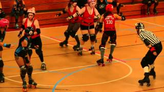 Molly Roger Roller Girls vs Dub City Derby Girls May 2012 [upl. by Christiansen]