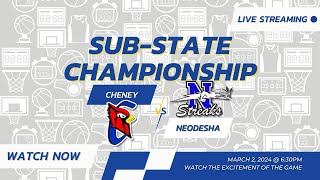 Cheney vs Neodesha Womens Varsity Basketball  3A Substate Championship [upl. by Coralyn955]