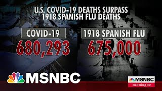 Covid Has Killed More Americans Than The 1918 Spanish Flu Epidemic [upl. by Suiravaj604]