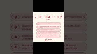 neurofibromatosis features and clinical scenerio neet medicine pathology mnemonic upsc neuro [upl. by Anitel]