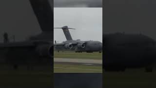 USAF C17 Compressor Stall During Reverse Thrust 💥💥 [upl. by Masao184]