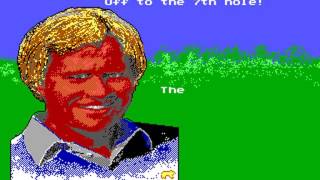 Jack Nicklaus Greatest 18 Holes of Major Championship Golf Sculptured MSDOS 1988 PC Longplay [upl. by Eniowtna387]