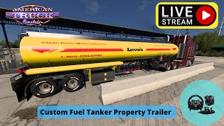 Custom Fuel Tanker Property Trailer  Real Emergency American Truck Simulator 2 [upl. by Erreid]