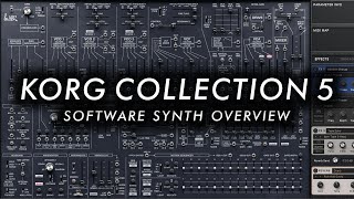 Korg Collection 5 quick overview of synthesizers [upl. by Attelra183]