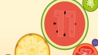 Merge Fruit Game  Mobile Game  2D Game  Fun  Golden Watermelon  Amazing androidgames gameplay [upl. by Beisel]