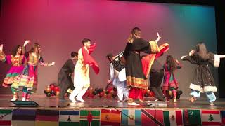 Afghan Cultural Group Dance  Shabnam Hashimi [upl. by Onitrof]