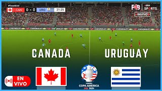 CANADÁ VS URUGUAY EN VIVO  TERCER LUGAR  COPA AMÉRICA 2024  SIMULACIÓN Y PUNTUACIÓN EN VIVO USA [upl. by Nelia936]