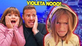 VIOLETA VE POR PRIMERA VEZ EL ARBOL Itarte vlogs [upl. by Grinnell]