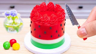 Delicious Miniature Watermelon Cake Decorating Ideas🔥1000Amazing Miniature Chocolate Cake Dessert [upl. by Rehtse]