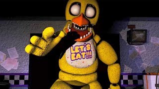 SFM FNAF Withered Chica Voice amp Unwithered Chicas Death Scene Animation [upl. by Aredna]