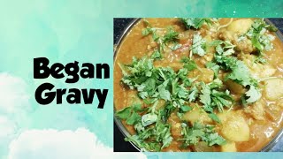 Gravy wala began ki sabji Aloo Began ki sabji  Gravy recipe [upl. by Dyanne]