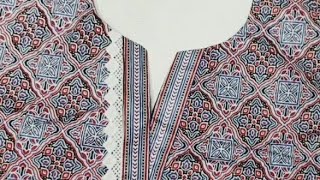 V placket neck design lace ke saath [upl. by Chariot36]