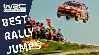 BEST RALLY JUMPS Famous WRC Jumps Fafe Jump Colins Crest with Novikov Ogier Meeke and more [upl. by Lletnwahs]