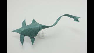 Origami  elasmosaurus dinosaur tutorial [upl. by Waring]