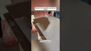 como hacer un piso con resina epóxica resinaepoxica construccion epoxyfloor epoxyflooring [upl. by Byran]