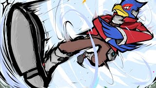 ssf2 i became melee falco for 10 seconds [upl. by Ettenowtna141]