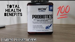 WOW Probiotics 20 Billion CFU 14 Probiotic Strains 500mg  60 Vegetarian Capsules [upl. by Neehsas]