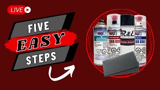 5 EASY STEPS to painting a new part for your car using only spray cans [upl. by Otsedom]