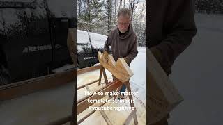 How To Make Master Template Stringers Exactly The Same carpenter carpentry woodworking youtube [upl. by Kneeland523]