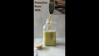 Make Pistachio Rose Milk  Almond Cow [upl. by Lesak483]