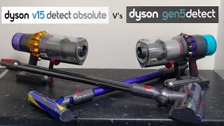 Dyson Gen5 Detect Absolute v Dyson V15 Detect Absolute [upl. by Enneirdna]