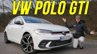 2022 VW Polo GTI facelift driving REVIEW  now even quicker [upl. by Christmas]