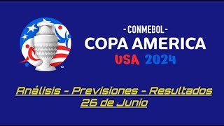 💥ULTIMAS NOTICIAS💥🔥COPA AMÉRICA 2024 USA🔥⚽ Novedades resultados análisis 26 de Junio ⚽ [upl. by Anissej]