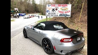 080mph FIAT 124 Spider Abarth with Stage 1 Tork Tune [upl. by Brigida706]