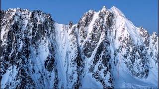 Couloir Couturier Aiguille Verte [upl. by Esoryram]