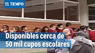 Bogotá cuenta con disponibilidad de cupos escolares en colegios oficiales  El Tiempo [upl. by Hufnagel]