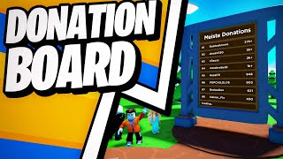 Donationboard und Scoreboard in Roblox Studio erstellen  Roblox Studio Tutorial deutsch [upl. by Tjader]