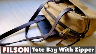 ใช้ดีบอกต่อ  กระเป๋า Tote จากแบรนด์ Filson รุ่น Tote Bag With Zipper [upl. by Shaer]