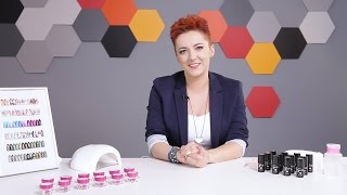 Piękne kwiaty i akwarela na paznokciach  Semilac Expert 1 Semilac TV ENG [upl. by Ijok]