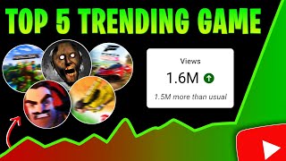 Top 5 Trending Games Low Competition  Grow Your Gaming Channel 2023 [upl. by Mohsen353]