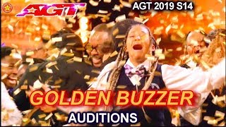 Detroit Youth Choir WINS GOLDEN BUZZER RAPS “Cant Hold Us”  Americas Got Talent 2019 Audition [upl. by Ahsital]