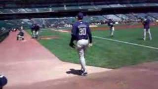 Greg Maddux throwing in the bullpen before game June 1st [upl. by Alahc309]