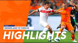 Highlights Nederland  Turkije 07092012 WK 2014kwalificatie [upl. by Nylqcaj]