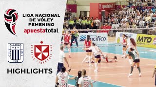 Alianza Lima 🆚 Universidad San Martín  GRAN FINAL Liga Nacional Superior de Voley Femenino 2024 [upl. by Solracesoj]