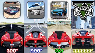 LaFerrari Top Speed in Extreme Car Driving GTA 5 3D Driving Class and Car Parking Multiplayer [upl. by Bainbrudge]