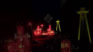 JeanMichel Jarre Bridge From The Future drone rehearsal live Bratislava 2024 [upl. by Linzer]