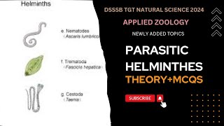 HELMINTHES Nematoda  Trematoda Castedo  APPLIED ZOOLOGYDSSSB TGT NATURAL SCIENCE video 2024 [upl. by Nnylidnarb672]