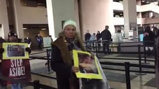 Tamir Rice protesters gather at the Cleveland Justice Center [upl. by Dorin]