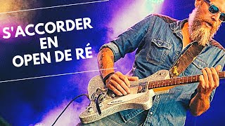 Comment accorder sa guitare en Open de Ré [upl. by Tadashi]