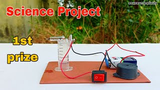 Innovative Ideas For Science Projects  Inspire Award Ideas  Easy Alarm Project [upl. by Elconin]