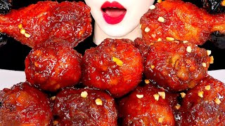 ASMR CHEESY NUCLEAR FIRE FRIED CHICKEN MUKBANG No Talking COOKING amp EATING SOUNDS Jiyoo7 [upl. by Elac363]