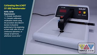 LCNDT DT300 Densitometer Calibration Video [upl. by Granny]