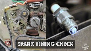 RD350  Spark Timing Check [upl. by Lias137]