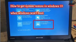 How to System Restore in Windows 10 [upl. by Alracal]